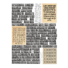 Keepsake Studio Planner (Spellbinders) - Rub-Ons / Noted Details